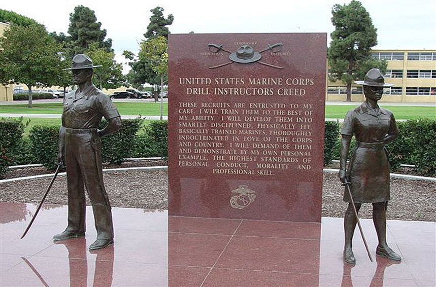 Event #3: Drill Instructor Monument Memorial & Colors Ceremony